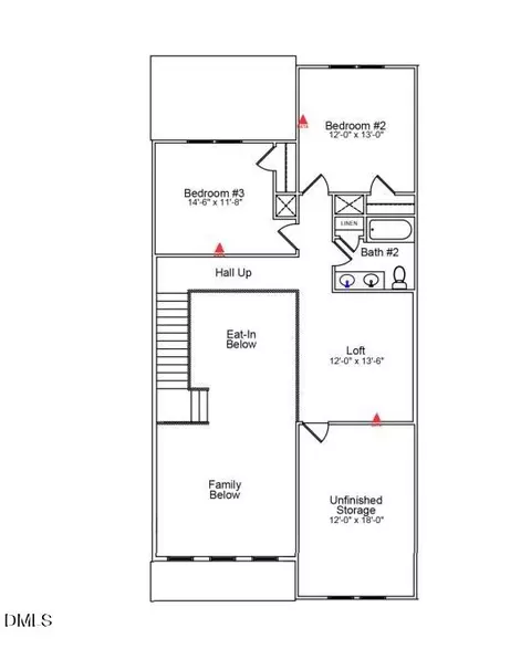 Floorplan - 611 Lanceleaf Ln #14, Durham, NC 27703 photo 4 of 4