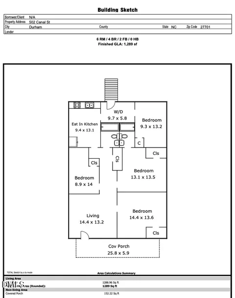 Floorplan - 502 Canal St, Durham, NC 27701 photo 1 of 1