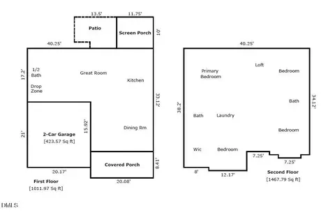 Floorplan - 124 Putters Ct, Durham, NC 27703 photo 1 of 1