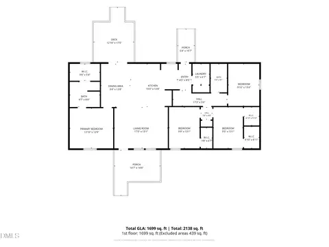 Floorplan - 72 Crocker Rd, Smithfield, NC 27577 photo 1 of 1