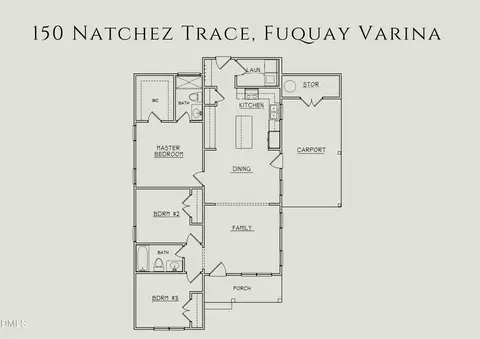 Floorplan - 1261 Whitley Rd, Middlesex, NC 27557 photo 1 of 1