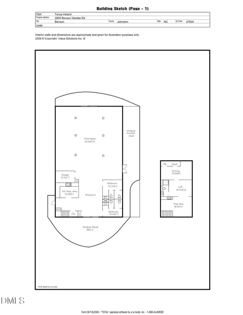 Floorplan - 2725 Benson Hardee Rd, Benson, NC 27504 photo 2 of 2