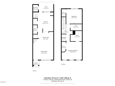 Floorplan - 164 Cedar Elm Rd, Durham, NC 27713 photo 1 of 1