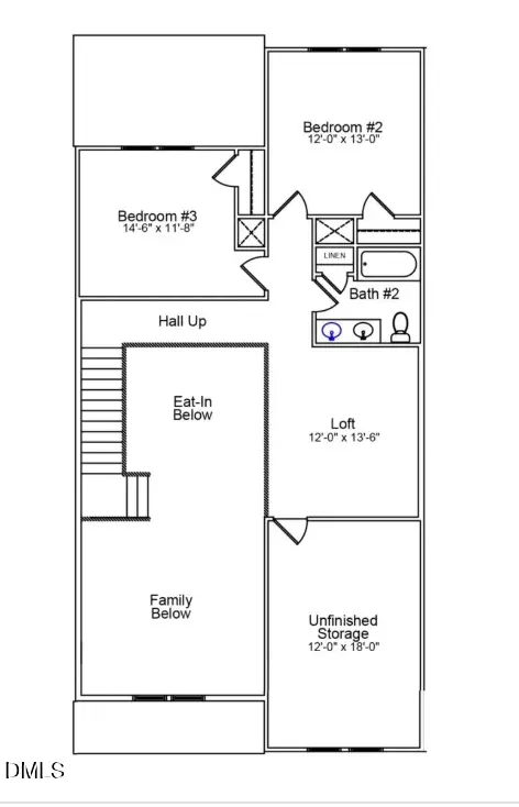 Floorplan - 613 Lanceleaf Ln #15, Durham, NC 27703 photo 2 of 2