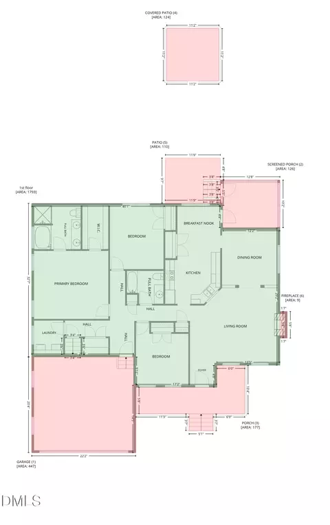 Floorplan - 541 Spruce Meadows Ln, Willow Spring, NC 27592 photo 1 of 2
