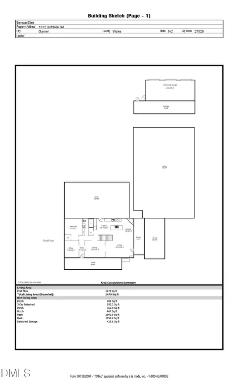 Floorplan - 1312 Buffaloe Rd, Garner, NC 27529 photo 1 of 3