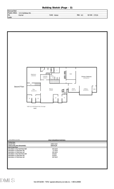 Floorplan - 1312 Buffaloe Rd, Garner, NC 27529 photo 2 of 3