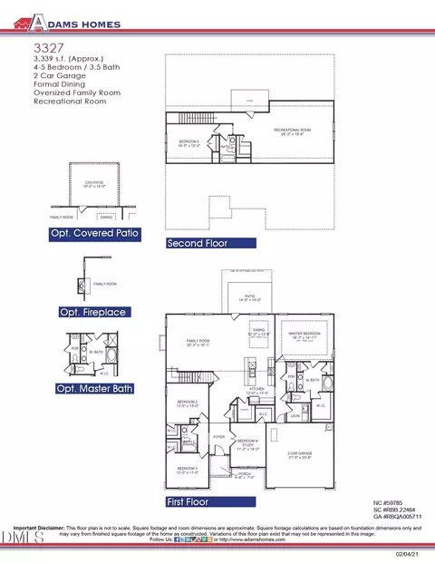 Floorplan - 130 Deep Blue Trl, Middlesex, NC 27557 photo 1 of 2