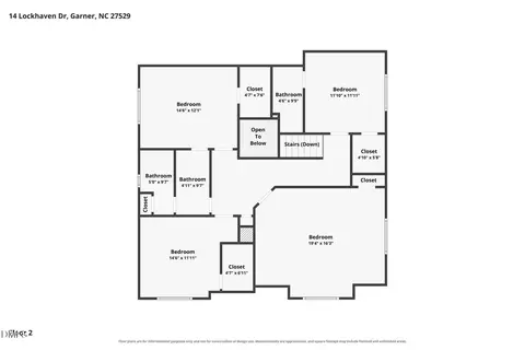 Floorplan - 14 Lockhaven Dr, Garner, NC 27529 photo 1 of 2