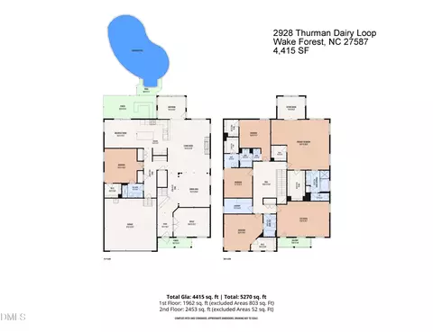 Floorplan - 2928 Thurman Dairy Lp, Wake Forest, NC 27587 photo 1 of 2