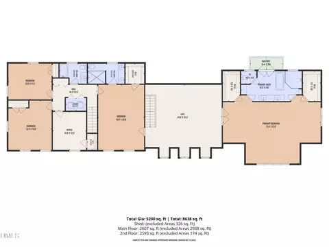 Floorplan - 5808 Devon Cir, Raleigh, NC 27604 photo 3 of 4