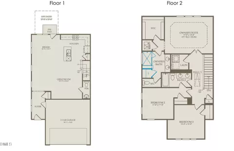 Floorplan - 1225 Tea Rose Ct, Durham, NC 27703 photo 1 of 1