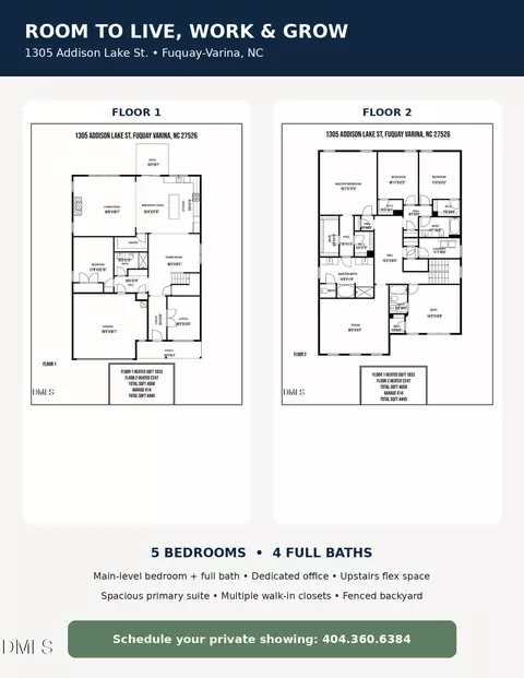 1305 Addison Lake St, Fuquay Varina, NC 27526