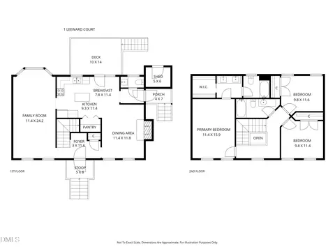 Floorplan - 1 Leeward Ct, Durham, NC 27713 photo 1 of 1