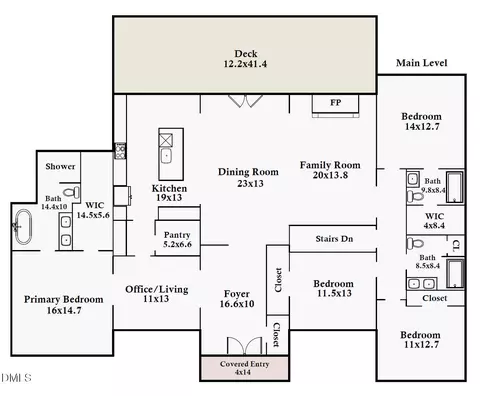 Floorplan - 2927 Wade Rd, Durham, NC 27705 photo 3 of 4