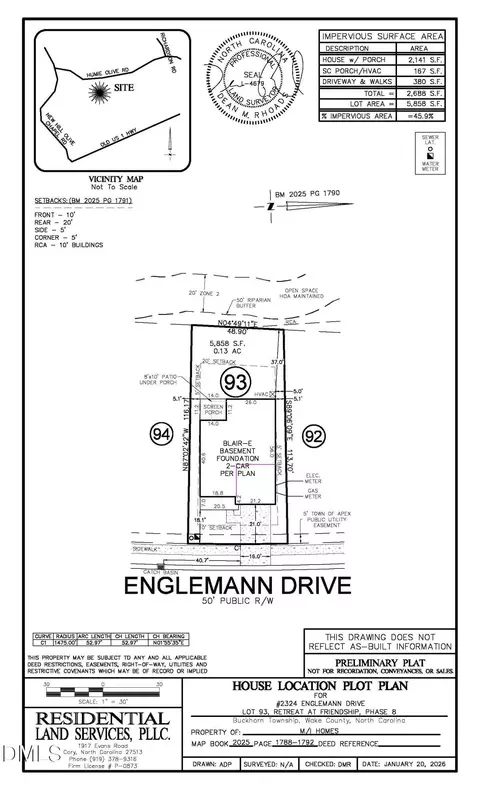 2324 Englemann Dr #93, Apex, NC 27502