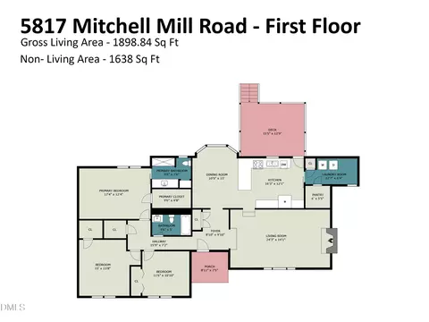 Floorplan - 5817 Mitchell Mill Rd, Wake Forest, NC 27587 photo 1 of 3