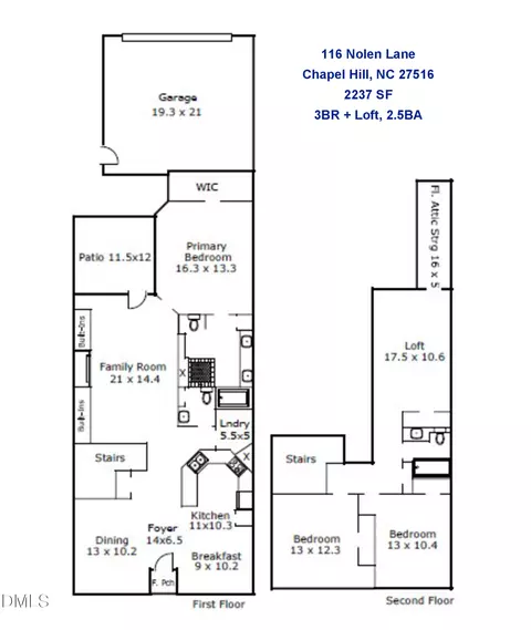 116 Nolen Ln, Chapel Hill, NC 27516
