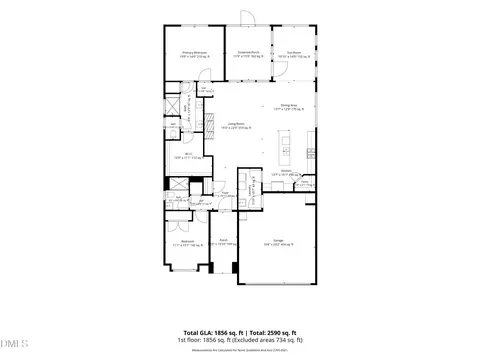 Floorplan - 1006 Athena Dr, Durham, NC 27703 photo 1 of 1