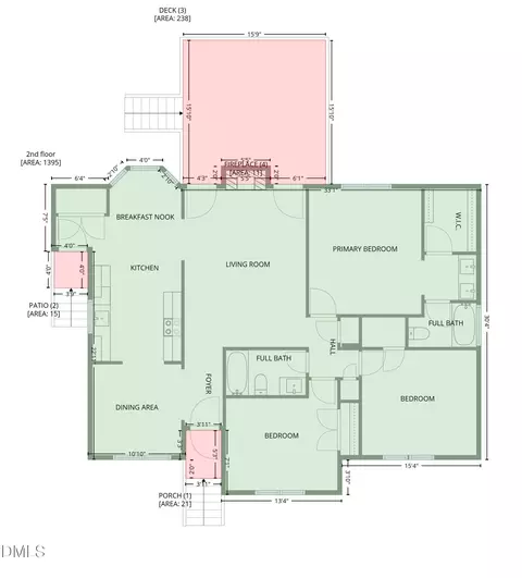 Floorplan - 105 Mccoy Dr, Smithfield, NC 27577 photo 2 of 2