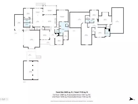 Floorplan - 1708 Everett Ridge Ct, Wake Forest, NC 27587 photo 1 of 1