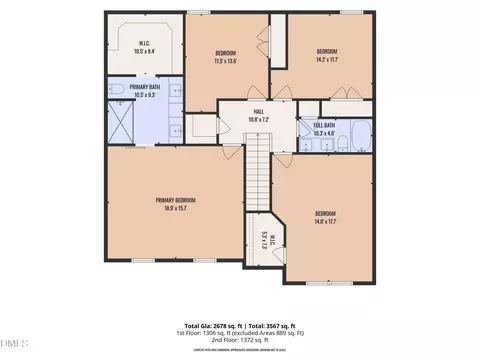Floorplan - 117 Belve Dr, Garner, NC 27529 photo 2 of 3