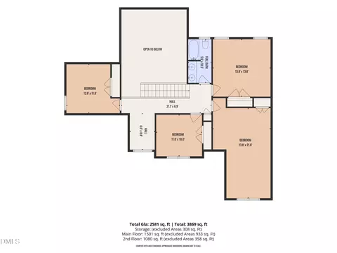 Floorplan - 2912 Lautenberg Ln, Willow Spring, NC 27592 photo 3 of 3
