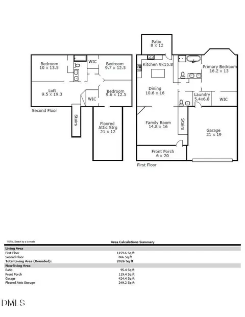 Floorplan - 40 Heron Pt Way, Garner, NC 27529 photo 1 of 1
