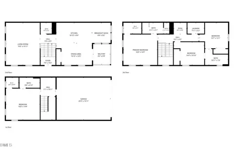 Floorplan - 625 Amaranth Dr, Cary, NC 27519 photo 1 of 1