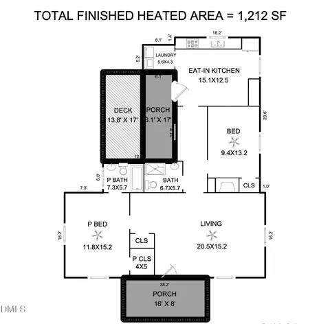 Floorplan - 506 Mallard Ave, Durham, NC 27701 photo 1 of 1