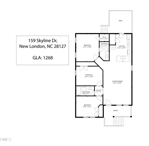 159 Skyline Dr, New London, NC 28127