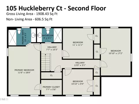 Floorplan - 105 Huckleberry Ct, Willow Spring, NC 27592 photo 3 of 3