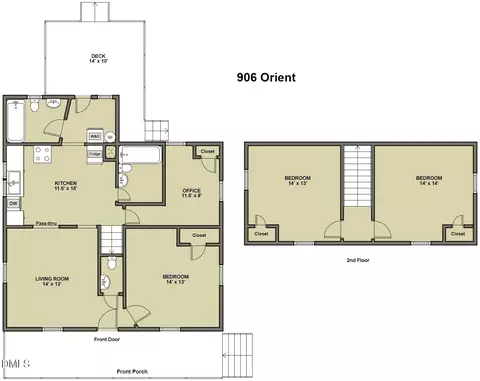 Floorplan - 906 Orient St, Durham, NC 27701 photo 1 of 2