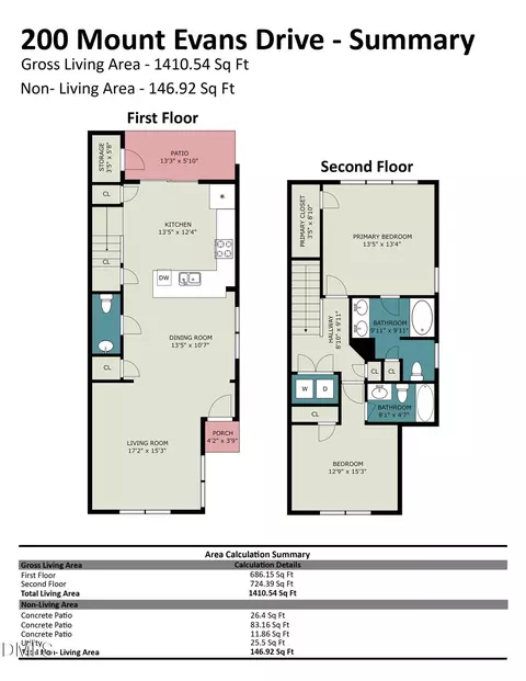 Floorplan - 200 Mt Evans Dr, Durham, NC 27705 photo 6 of 6