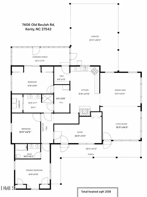 7406 Old Beulah Rd, Kenly, NC 27542