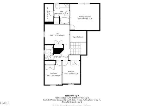Floorplan - 1912 Pear Tree Ln, Durham, NC 27703 photo 2 of 6