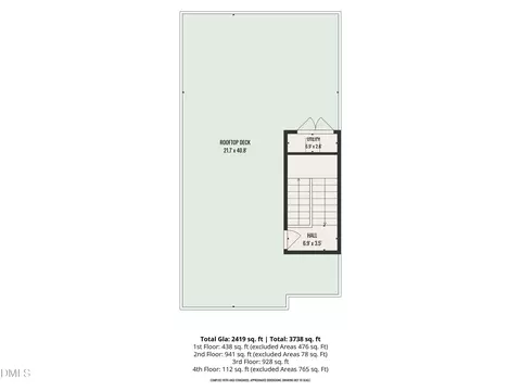 Floorplan - 801 N Roxboro St, Durham, NC 27701 photo 4 of 10