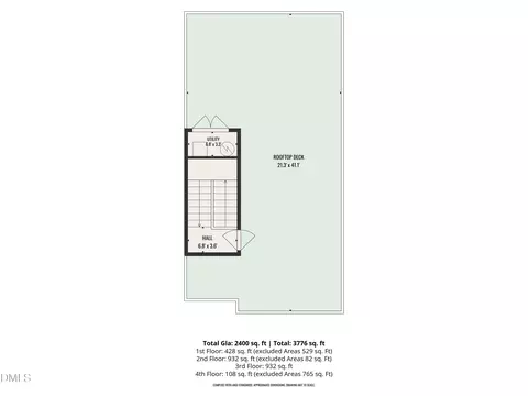 Floorplan - 805 N Roxboro St, Durham, NC 27701 photo 4 of 5