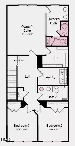 Floorplan - 2707 Middlewick Pl, Wake Forest, NC 27587 photo 1 of 1