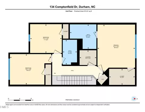 Floorplan - 134 Comptonfield Dr, Durham, NC 27703 photo 2 of 2