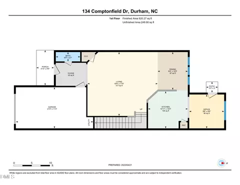 Floorplan - 134 Comptonfield Dr, Durham, NC 27703 photo 1 of 2
