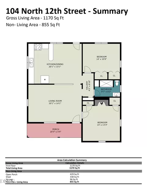 Floorplan - 104 N 12th St, Erwin, NC 28339 photo 2 of 2