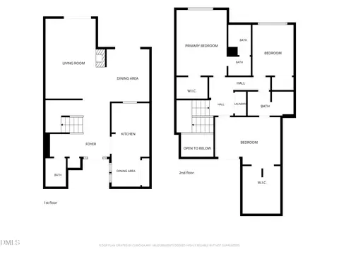 Floorplan - 4100 Five Oaks UNIT 6, Durham, NC 27707 photo 1 of 1