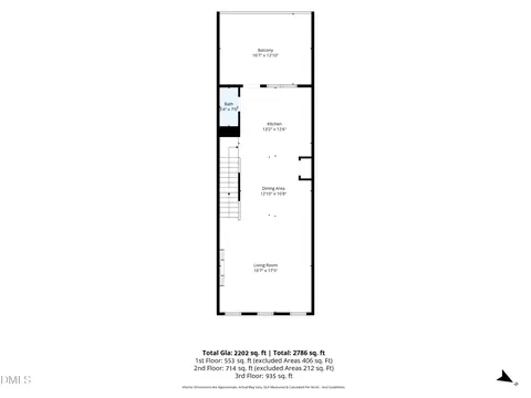 Floorplan - 988 Gateway Commons Cir, Wake Forest, NC 27587 photo 2 of 5