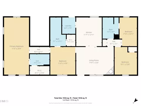 Floorplan - 4144 Suttontown Rd, Faison, NC 28341 photo 1 of 1