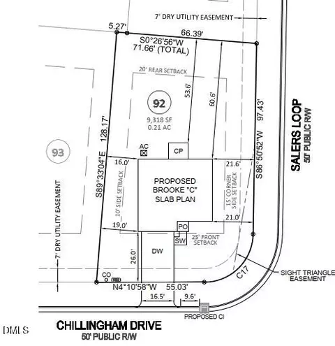 Floorplan - 6665 Chillingham Dr #92, Middlesex, NC 27557 photo 3 of 3