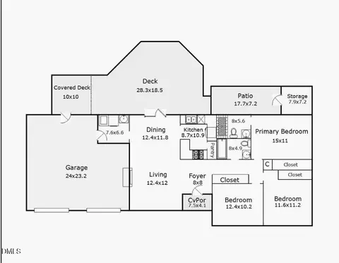 Floorplan - 1086 Hicks Rd, Broadway, NC 27505 photo 1 of 2