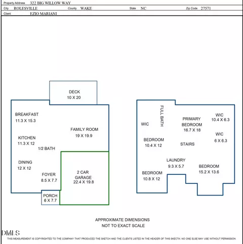 322 Big Willow Way, Rolesville, NC 27571