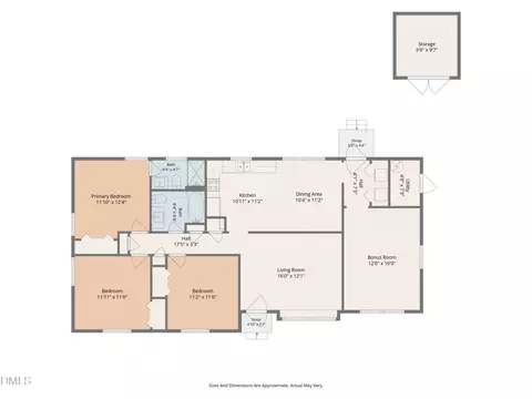 Floorplan - 4008 Casa St, Durham, NC 27704 photo 1 of 2
