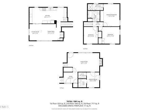 Floorplan - 306 E Millbrook Rd, Raleigh, NC 27609 photo 1 of 1